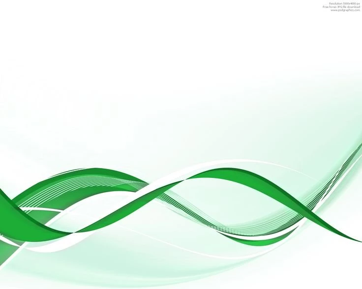 Abstract Green Flow Background.