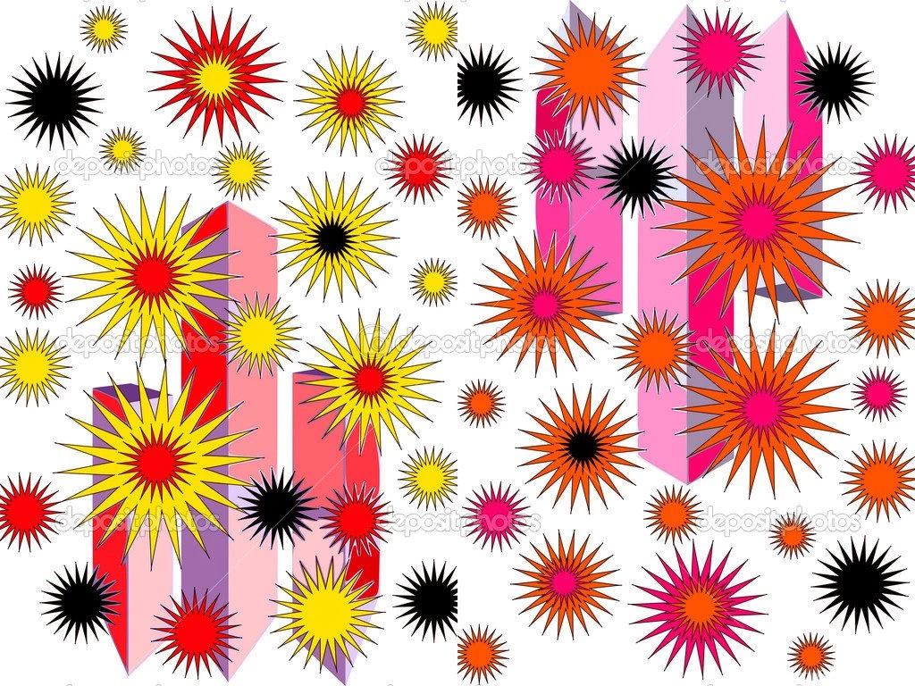 White Backgrounds With Yellow Designs