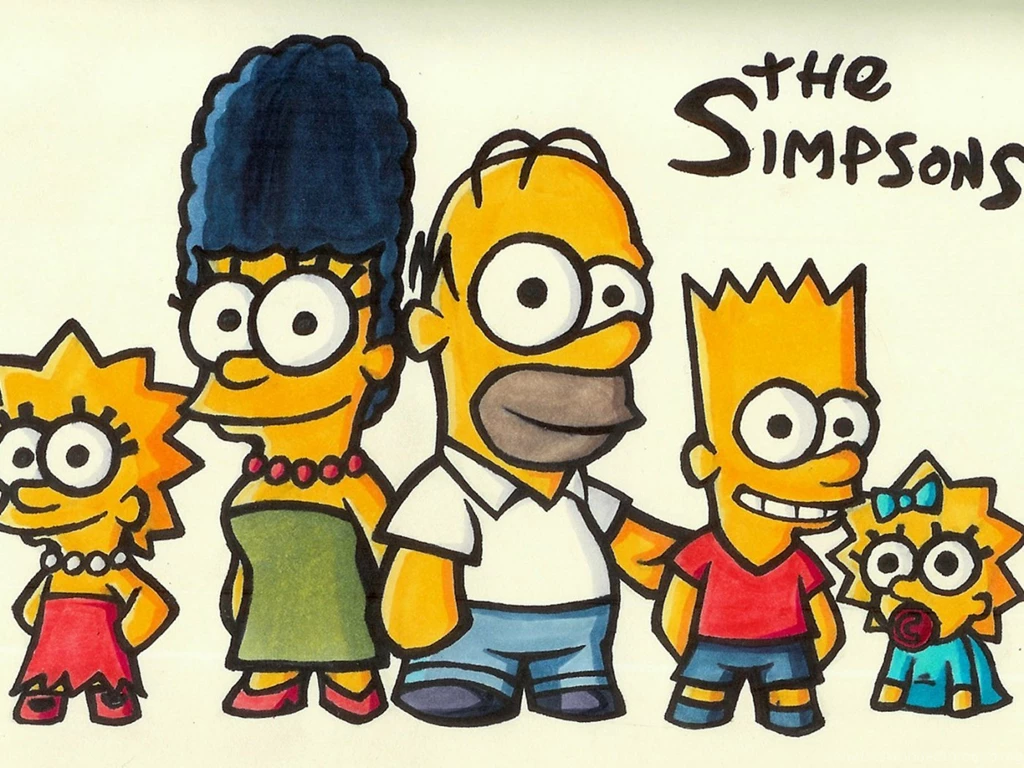 Wallpapers Modern Family X The Simpsons 1400x1050