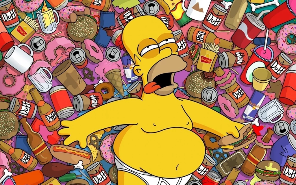 The Simpsons Wallpapers Homer Delirium Wallpapers