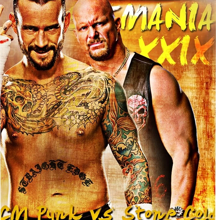 DeviantArt: More Like CM Punk Vs Stone Cold WrestleMania 29 ...