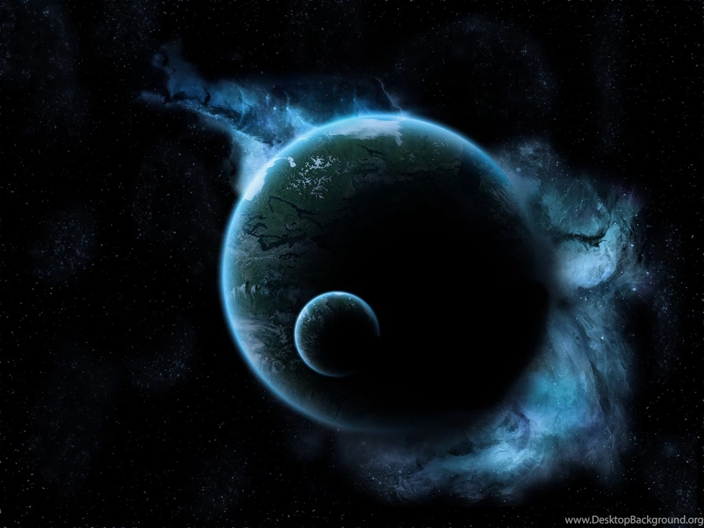 Space Space Planet Land Moon Light Glow Black Dark Star HD Wallpapers