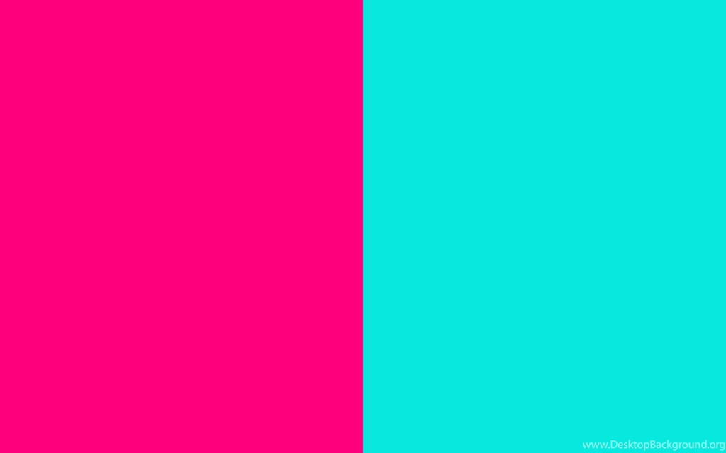 1920x1200 Bright Pink And Bright Turquoise Two Color Backgrounds