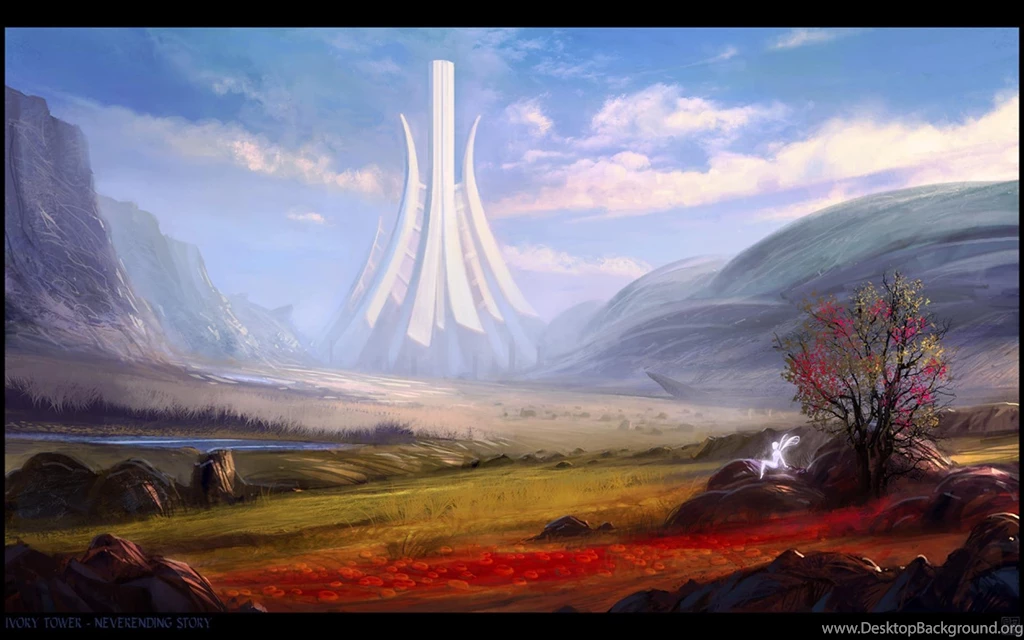 Hideyoshi Ruwwe Neverending Story Fairies Fantasy Art Mountains ...