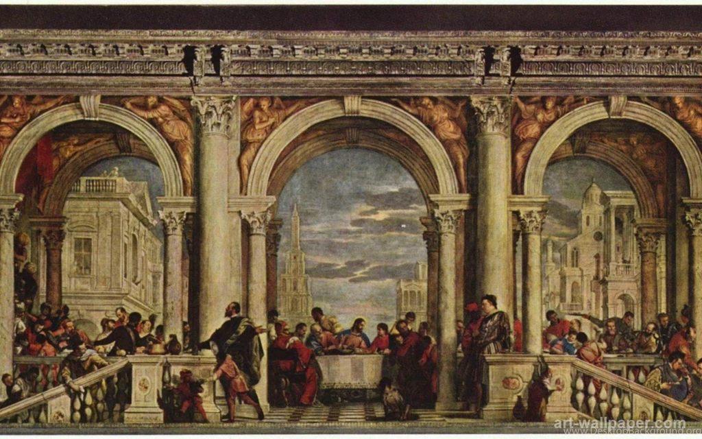 Feast In The House Levis , Veronese Paolo Wallpapers