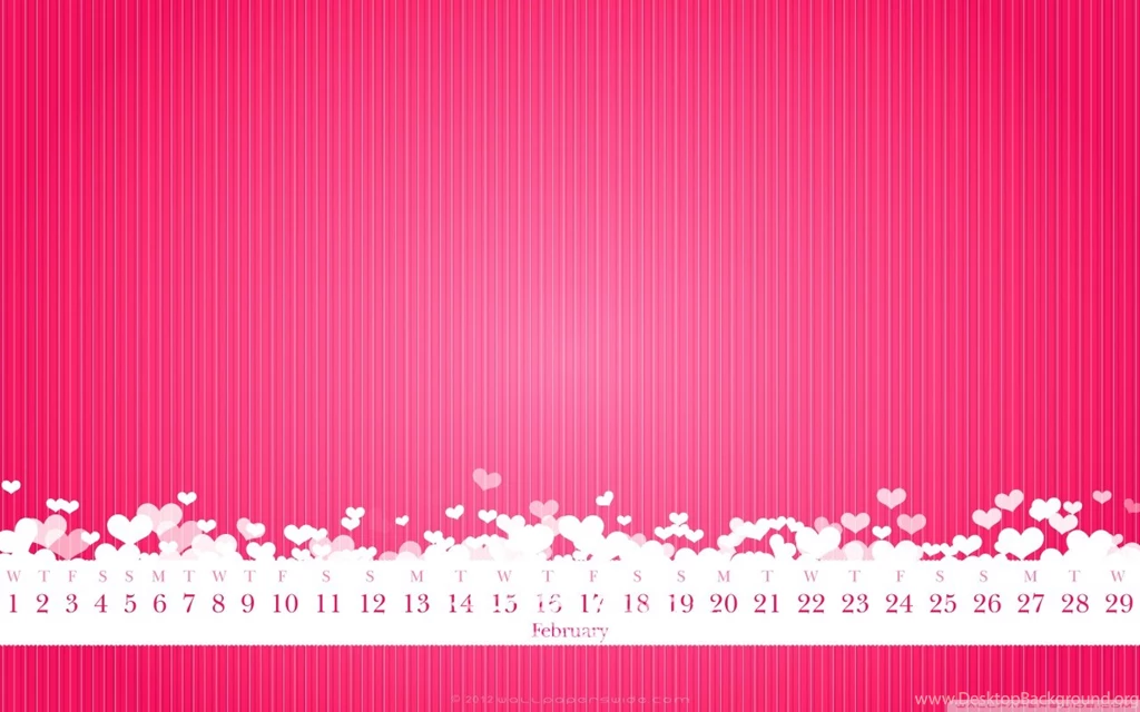 February 2016 Calendar Windows 8.1/10 Theme