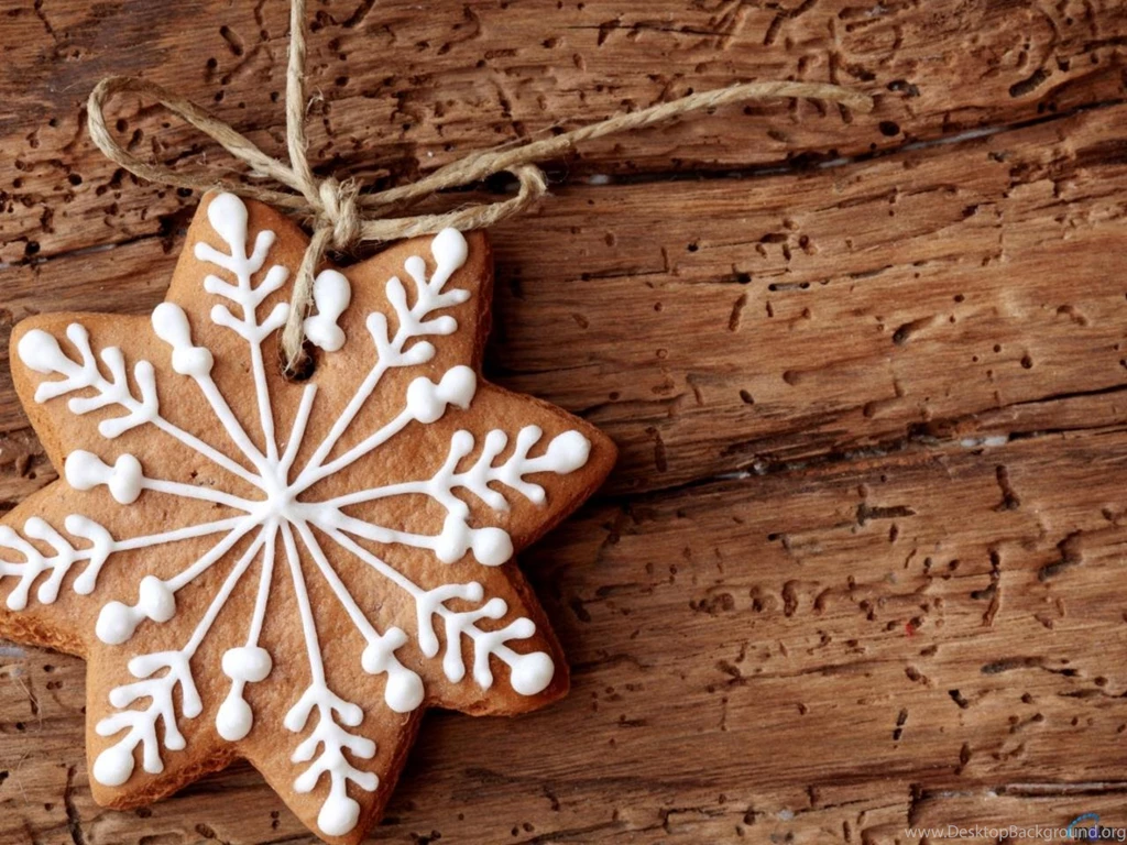 Download Wallpapers Gingerbread Snowflake (1280 X 960). Desktop ...