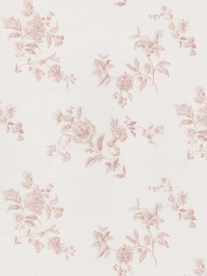 White Soft Pink 413 66376 Floral Wallpapers   Interior Home Decor