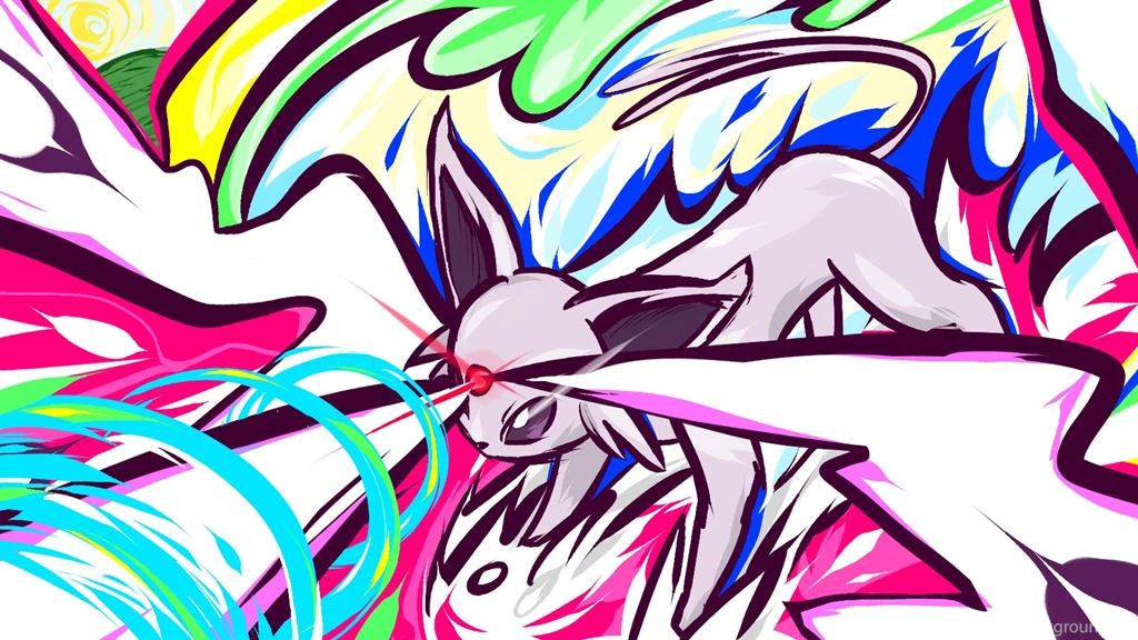I Drew Espeon Using Psybeam. Enjoy! (wallpapers Quality, More In ...