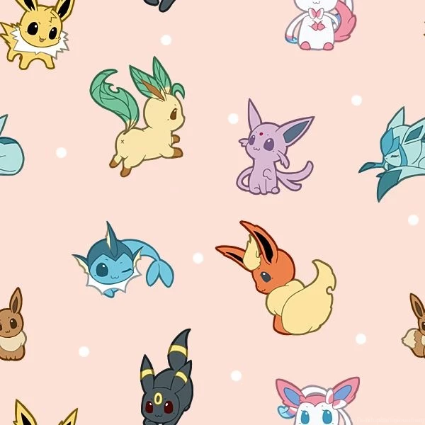 Eevee Seamless By 216th ... Jolteon, Sylveon, Leafeon, Espeon ...