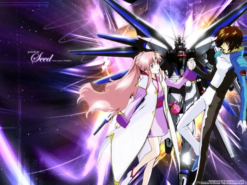 Kira & Lacus & Freedom Mobile Suit Gundam SEED Wallpapers ...