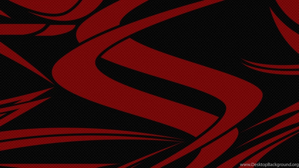 1366x768 Red & Black Carbon Desktop PC And Mac Wallpapers