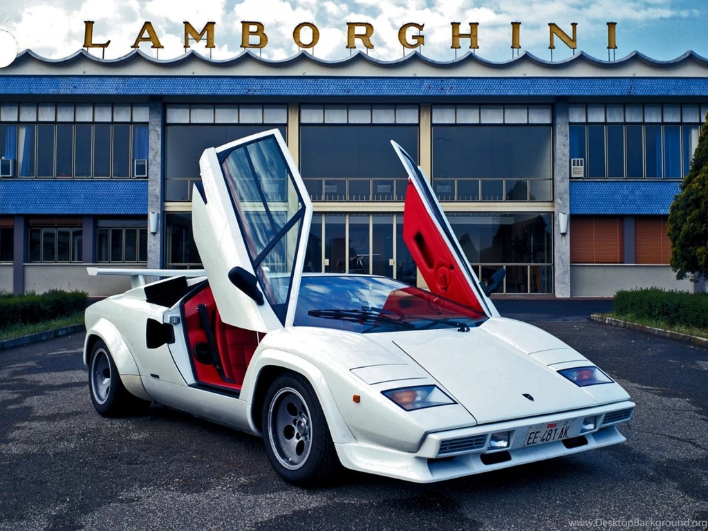 White Lamborghini Countach Wallpapers   Image