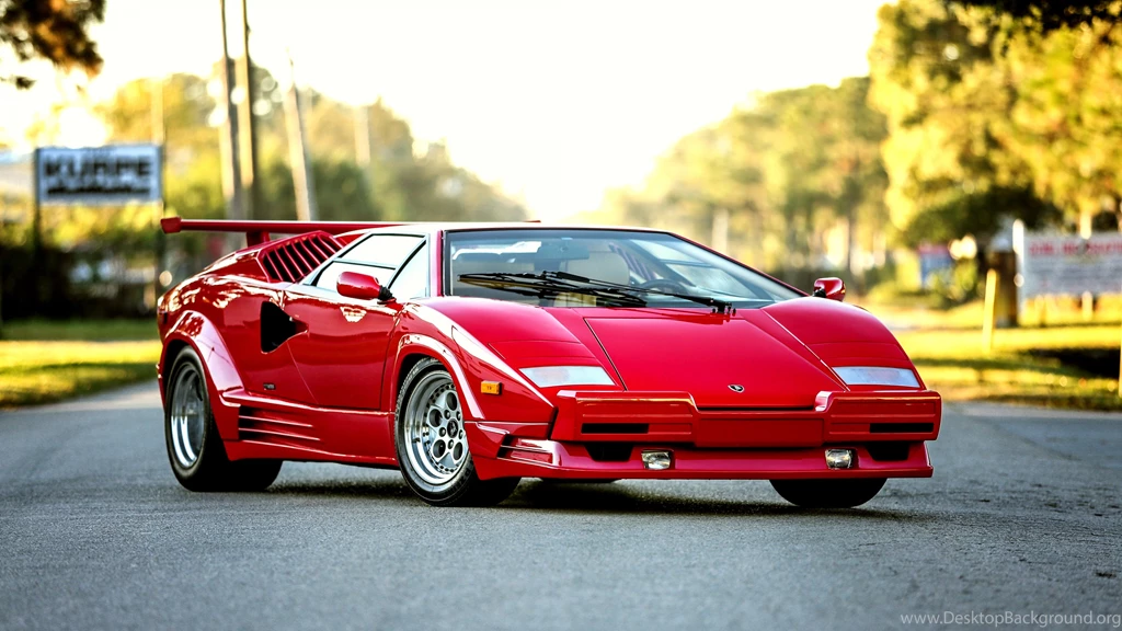 Download Wallpapers 3840x2160 Bertone, Lamborghini, Countach, 1990 ...