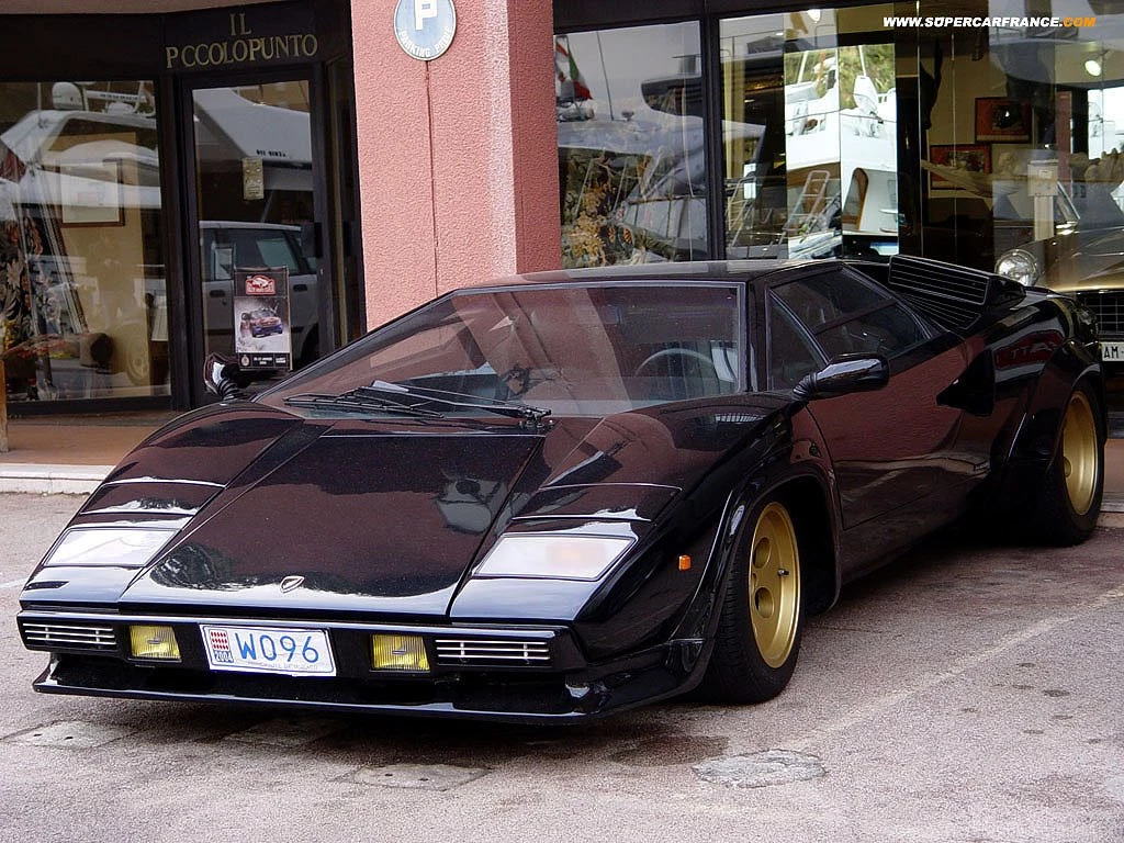 Black Lamborghini Countach Wallpapers   Turfaolam.com