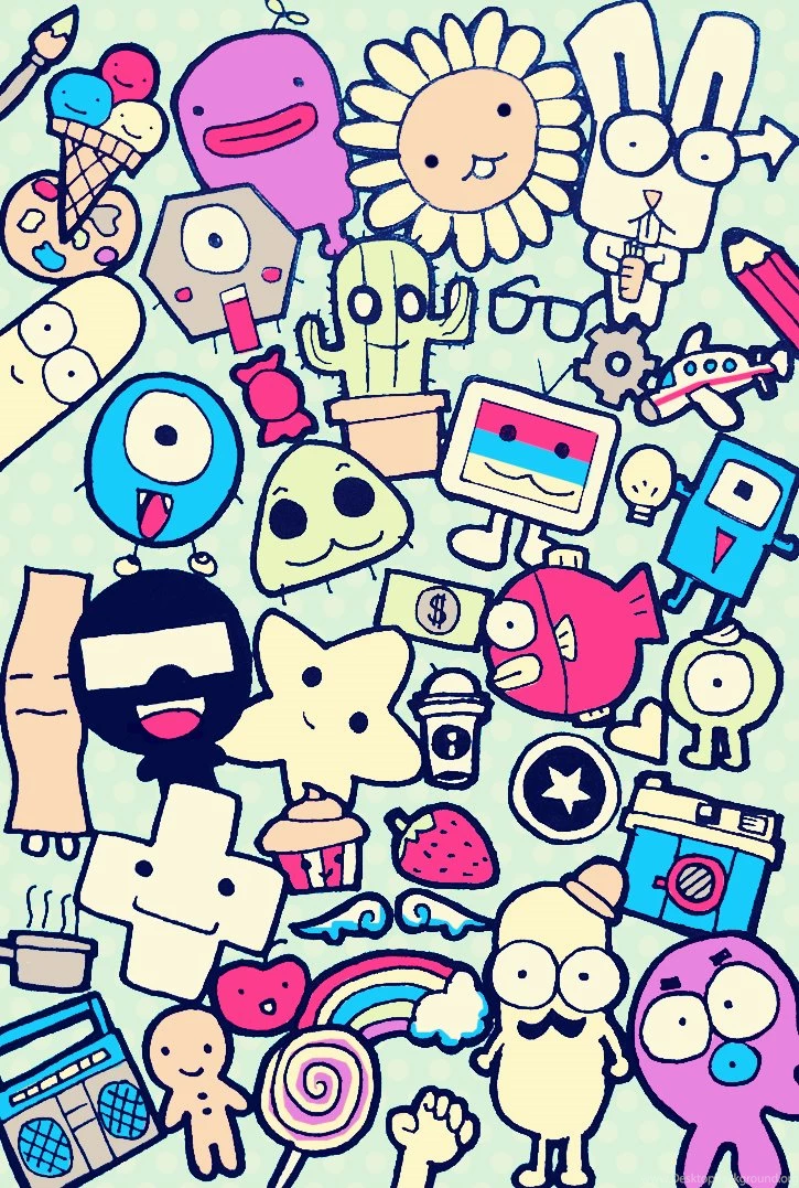 Images Cute Food Doodle Wallpapers
