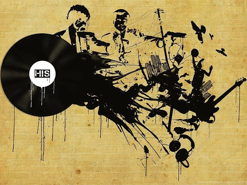 Music Digital Graffiti Wallpapers Free Desktop Backgrounds And ...
