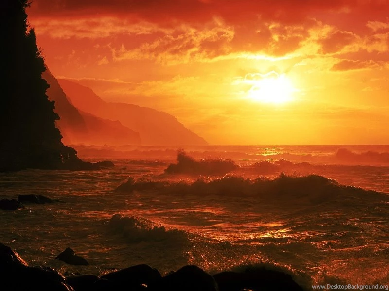Clouds,sunset Sunset Clouds Beach Waves 1920x1280 Wallpapers ...