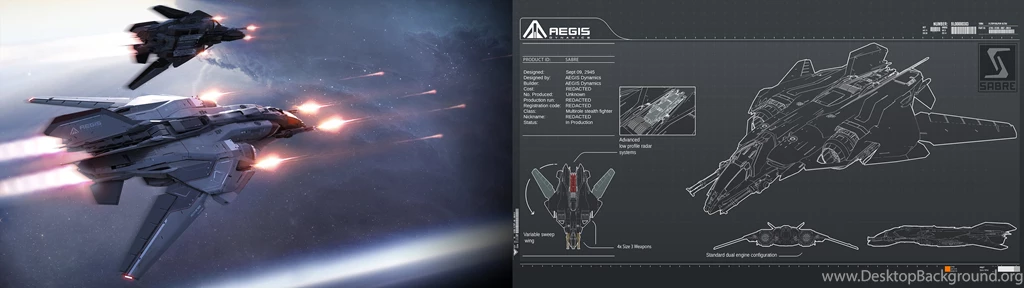 Sabre Dual Screen Wallpapers Concept Art And Spec Sheet ...