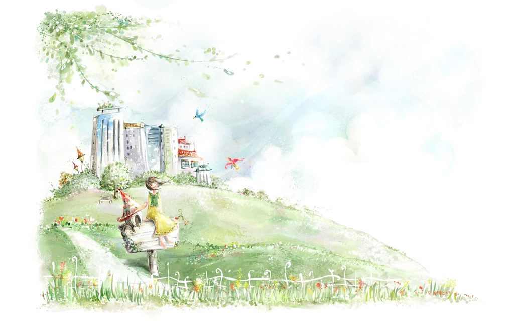 Fairy Tale Art Paint < Vector < Gallery < Desktop Wallpapers