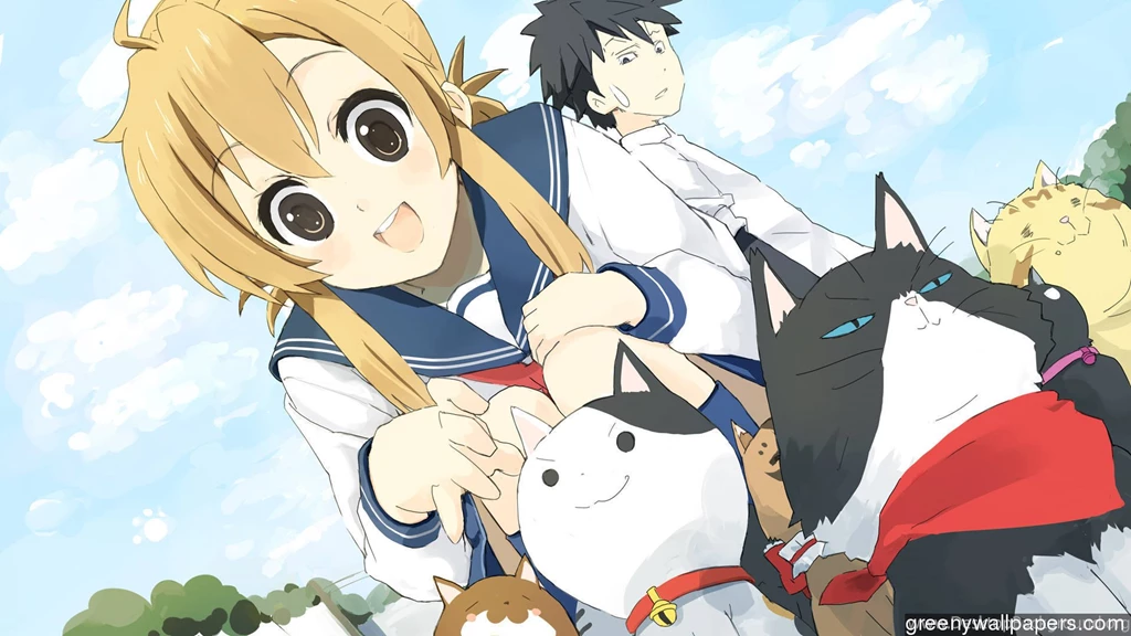 Cats Nyan Koi Cat Kousaka 1920x1080 Wallpapers