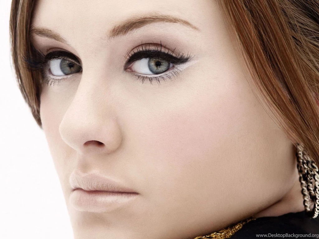 Download Wallpapers 1600x1200 Adele, Girl, Look, Face, Cosmetics ...