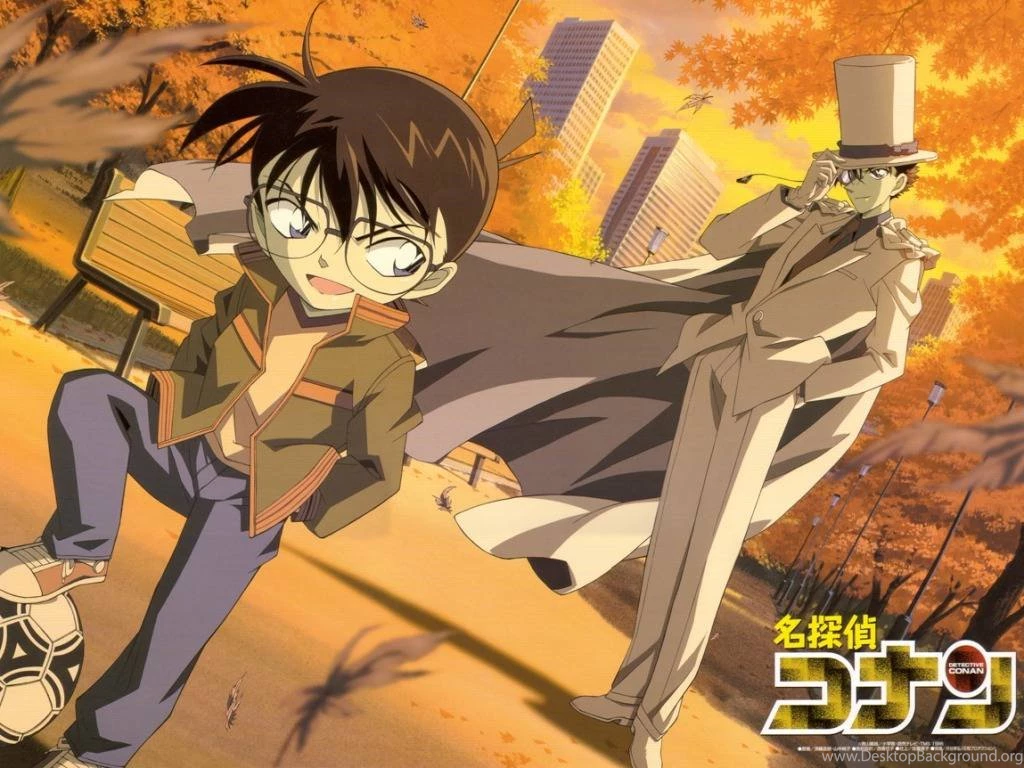 Conan And Kaito Kid   Detective Conan Wallpapers