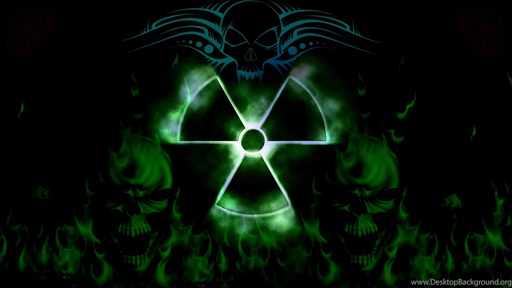 Wallpapers Skulls With Flames Radiohead 1920x1080