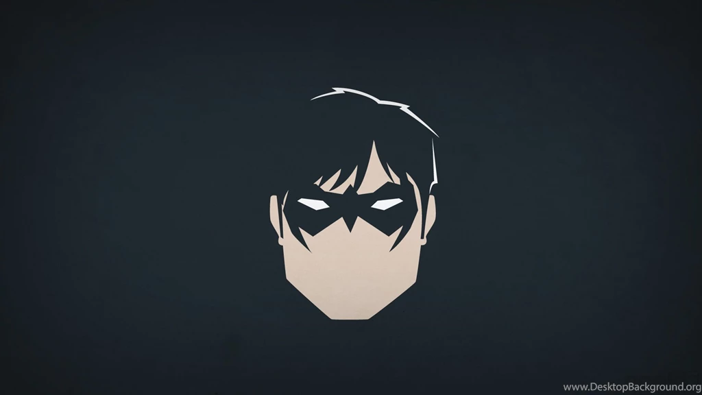 DC Comics, Heroes, Nightwing, Blo0p, Minimalism, Superhero ...
