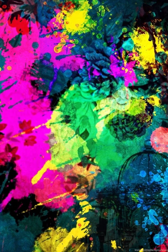 Paint Splatter Wallpapers Wallpapers Zone