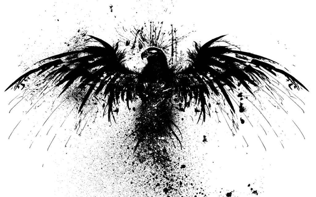 Eagle Splash Painting Wallpapers Wallpaperzco. Eagle Paint ...