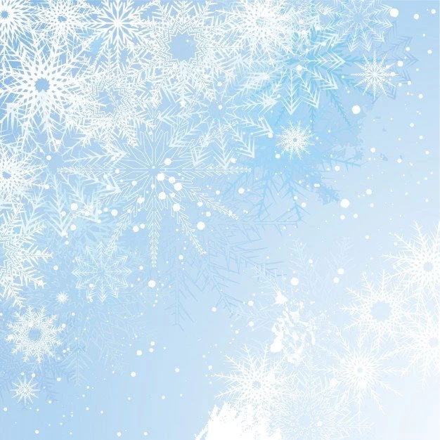 Light Blue Christmas Backgrounds With Snoeflakes Vector