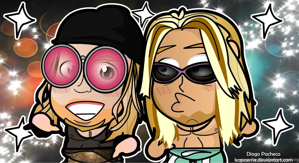 Edge And Christian   WWE Chibi Wallpapers By Kapaeme On DeviantArt