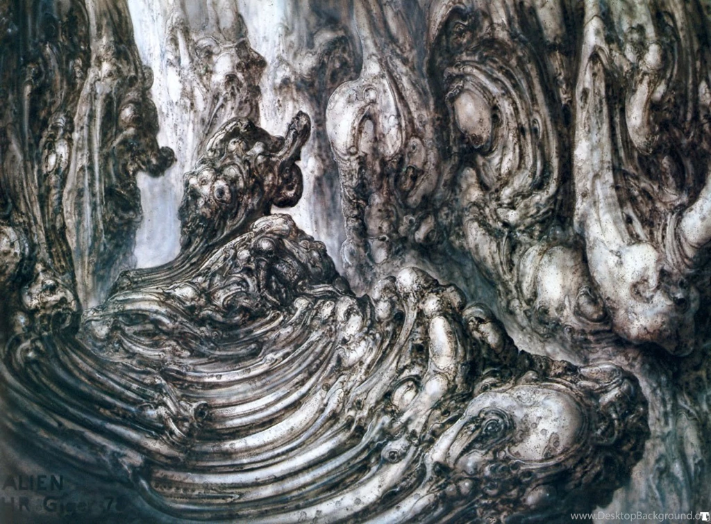 Alien Landscape Science Fiction H R Giger Wallpapers Image