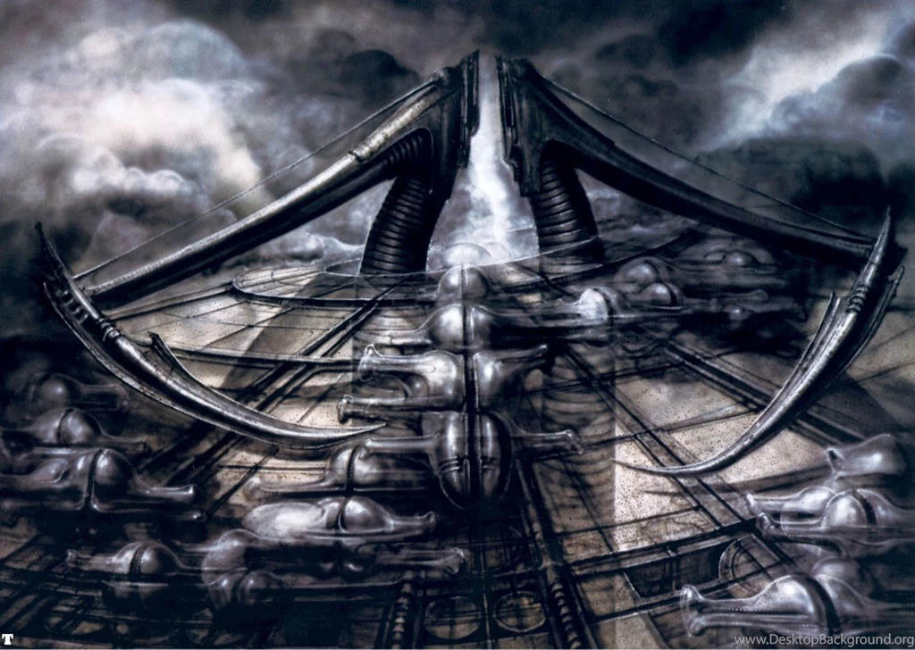Biomechanical Landscape Scythe Science Fiction H R Giger ...
