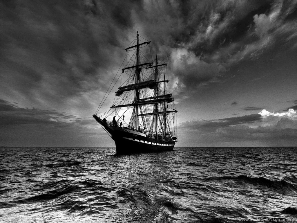 Ship In Waters Ocean Tablet Phone Wallpaper Backgrounds Album Art ...