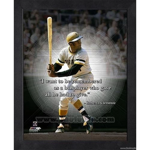 Roberto Clemente Baseball Quotes. QuotesGram