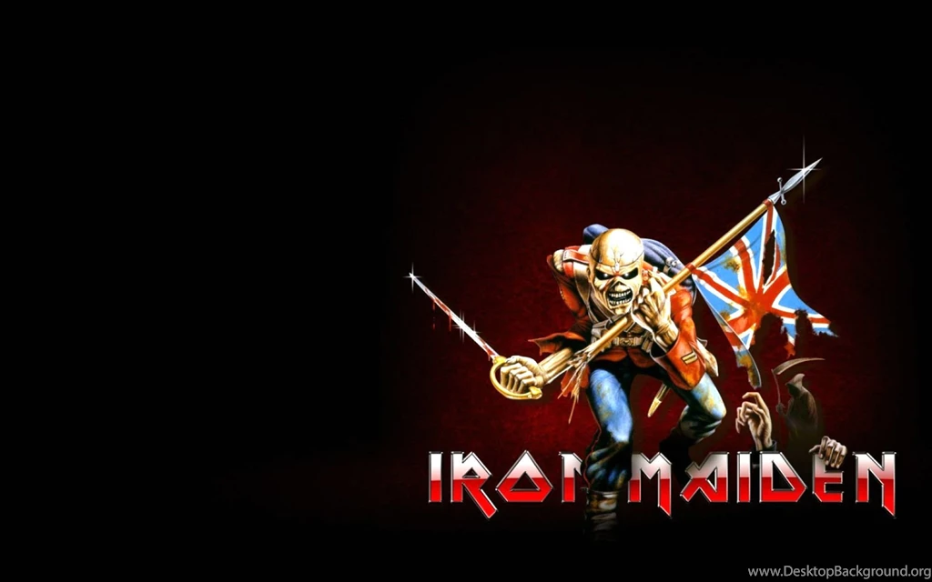IRON MAIDEN Heavy Metal Power Artwork Dark Evil Eddie Skull Poster ...
