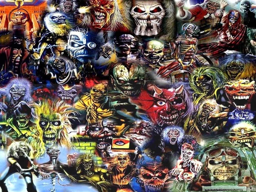 Wallpapers Poncho Rbd Iron Maiden Collage Art Eddie Metal Music ...