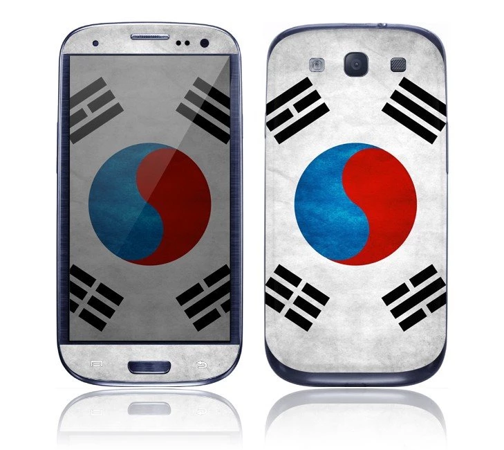 Samsung Galaxy S III, S3 Decal Skin Flag Of South Korea