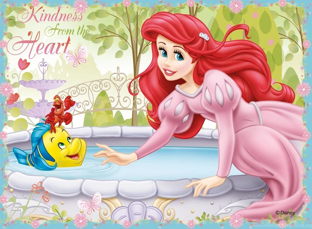 Image Ariel Kindness From The Heart Wallpaper.jpg Disney Wiki ...