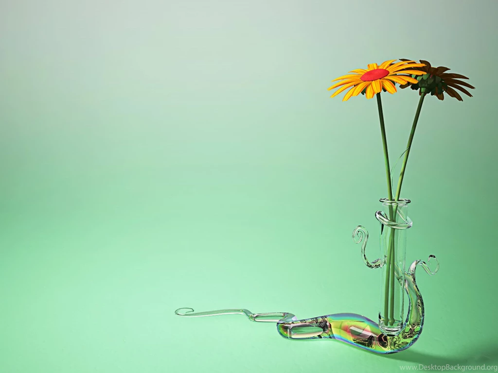 Desktop Wallpapers · Gallery · 3D Art · Flower Clip Art