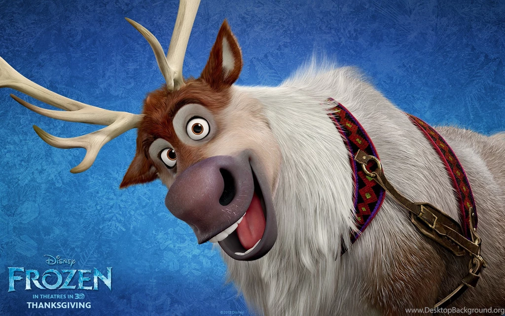 Sven The Reindeer From Disney's Frozen Desktop Wallpapers