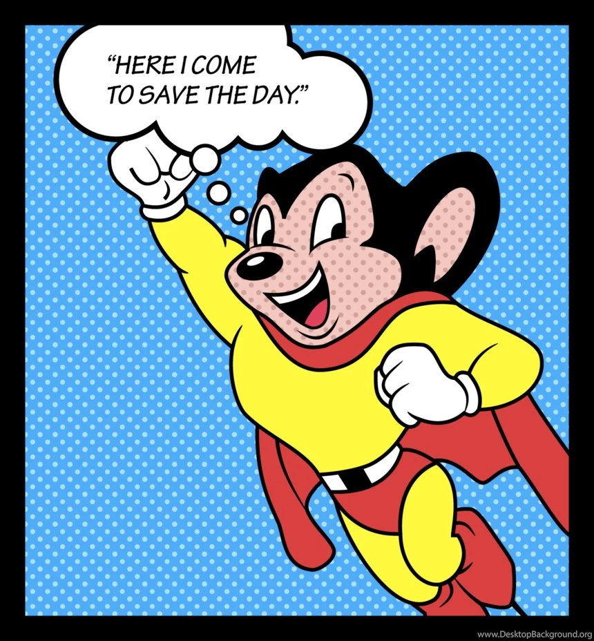 Mighty Mouse Using Pop Art Style By Duceduc On DeviantArt