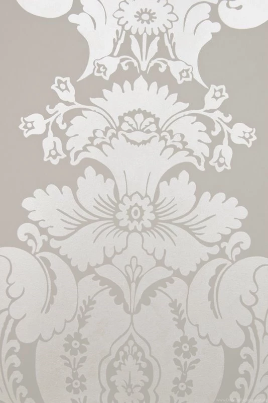 Baudelaire Damask Wallpapers