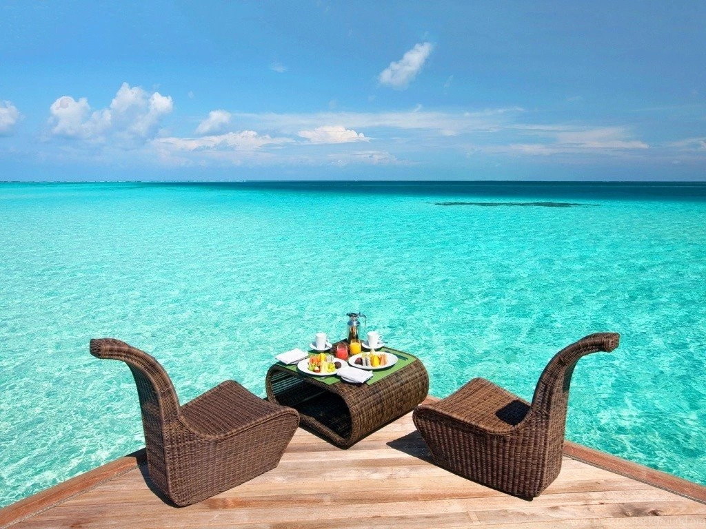 Beaches: Maldives Resort Beach Sea Wallpapers For Desktop For High ...
