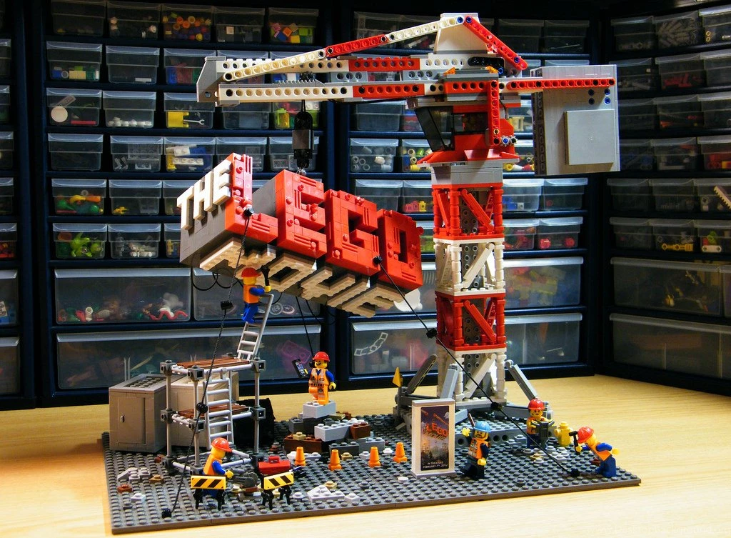 The Lego Movie Sets Box Wallpaper.