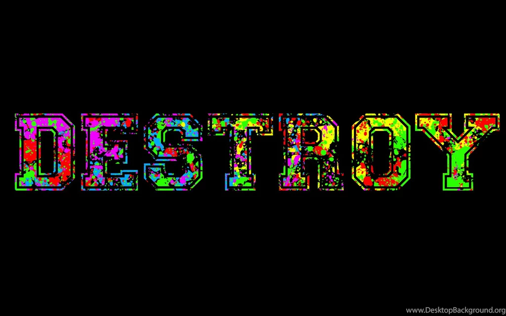 Download Colorful Text Wallpapers 1680x1050