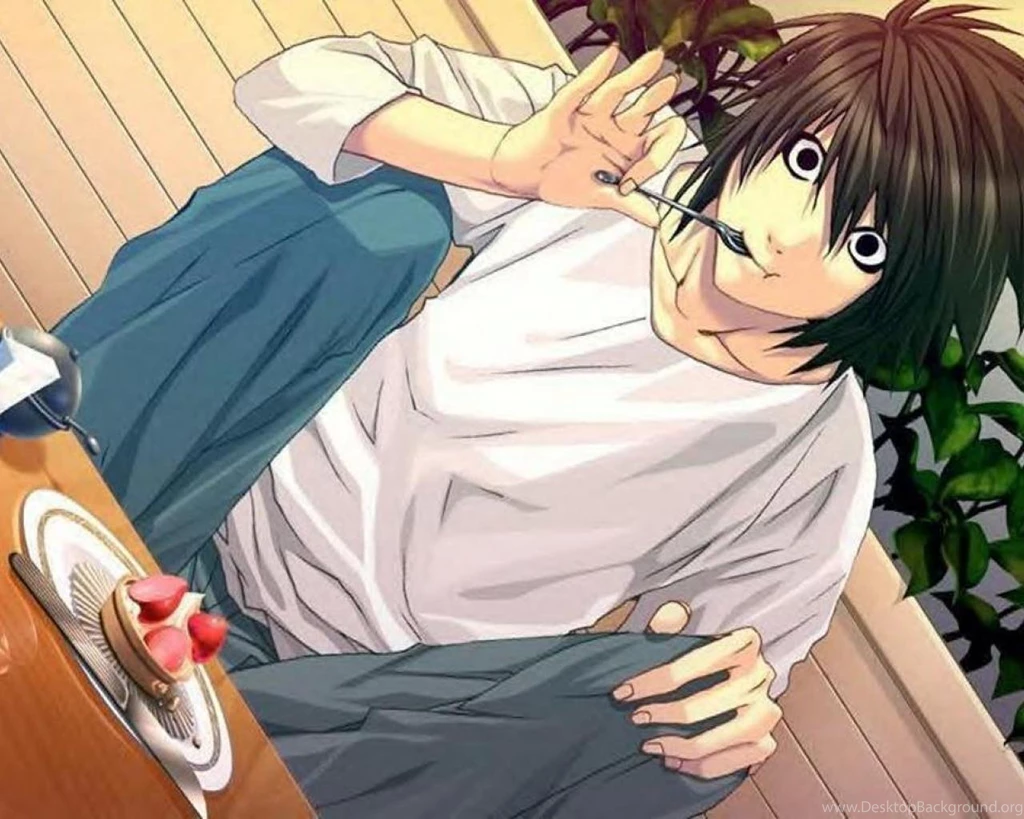 L LAWLIET DEATH NOTE WALLPAPER   (