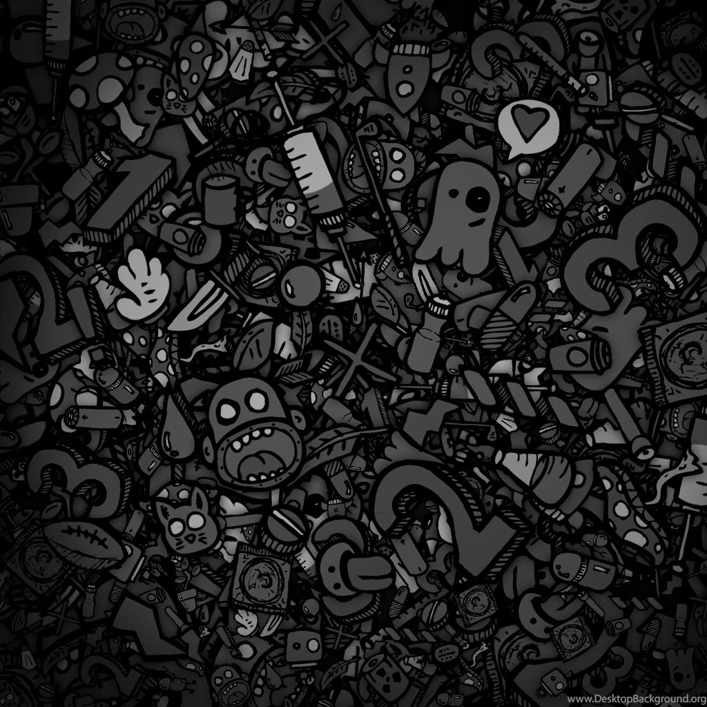 iPad Wallpapers Black Cartoon Backgrounds Cartoon & Comics, iPad ...